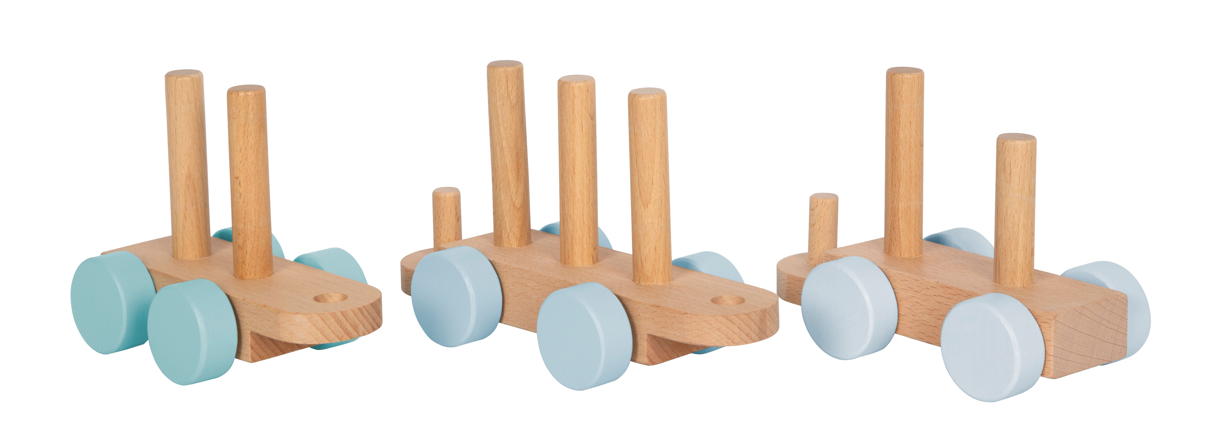 small foot Holzzug in blau