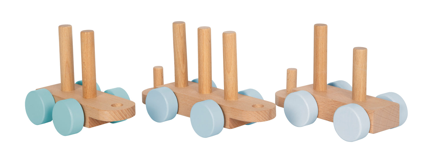 small foot Holzzug in blau