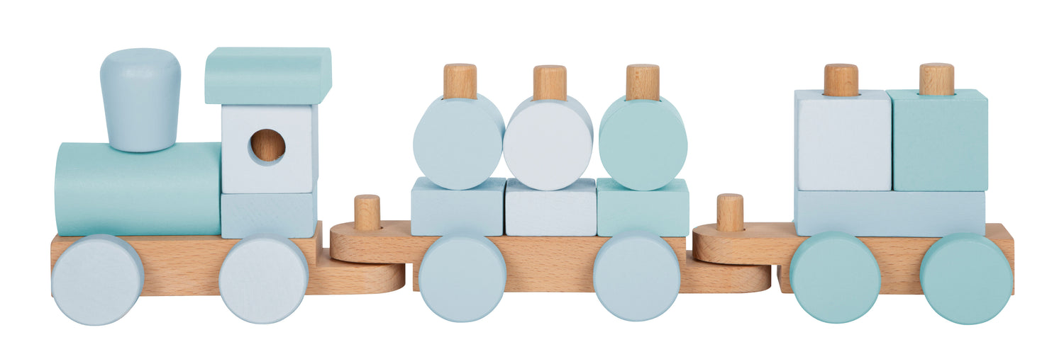 small foot Holzzug in blau