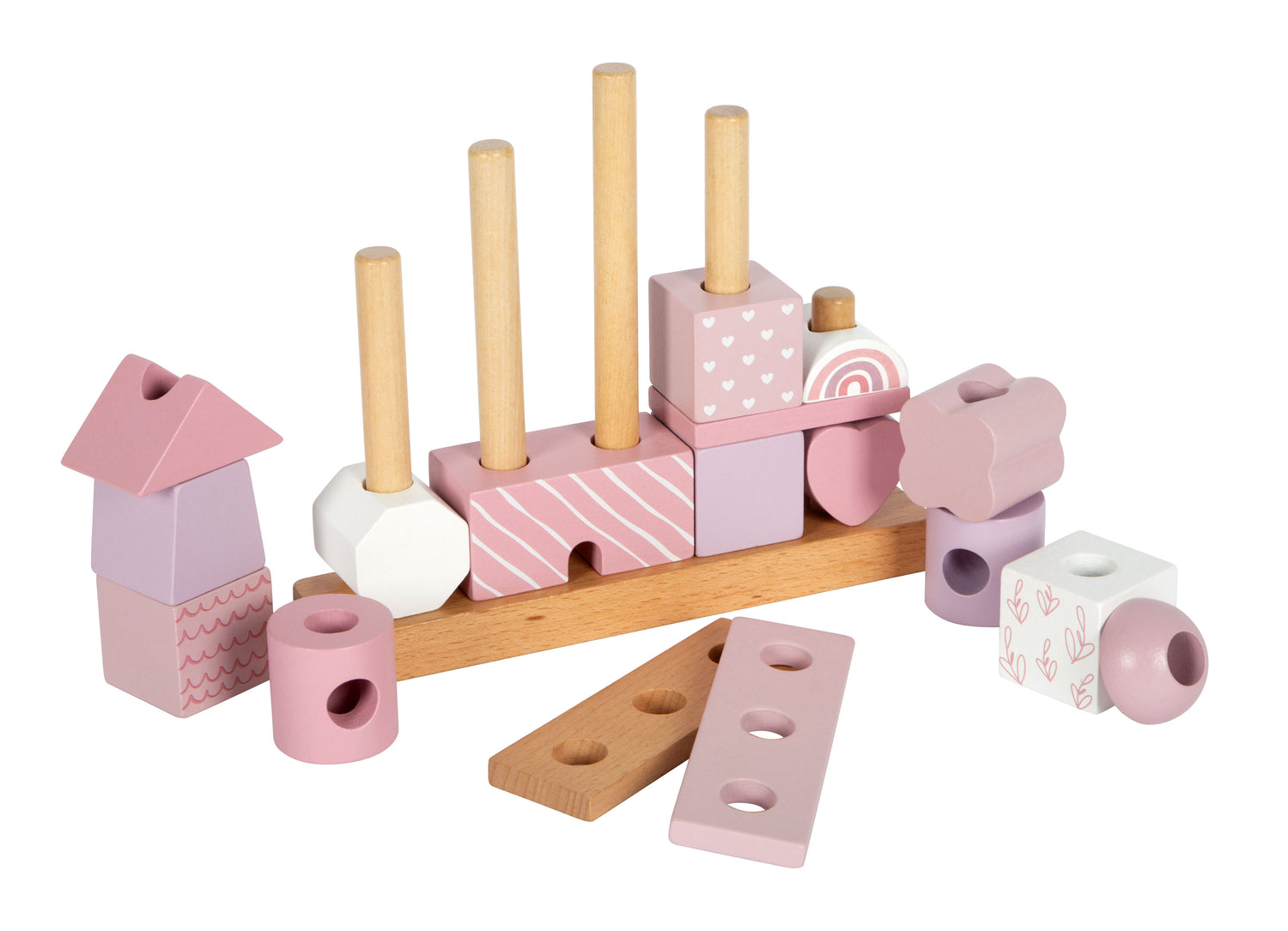 Stapelhaus in rosa von small foot