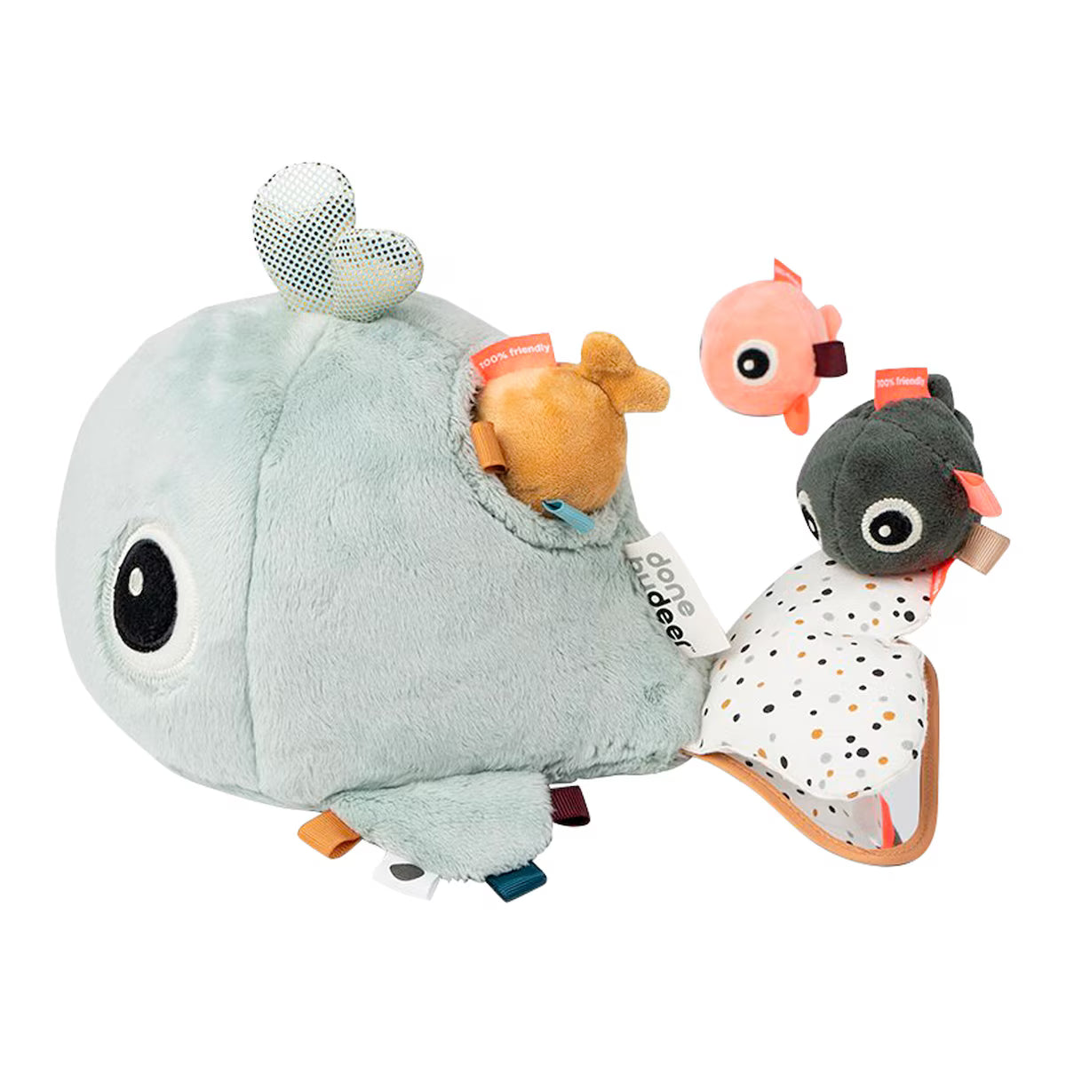 Done by Deer Verstecken & Suchen Spielzeug „Wal Wally“