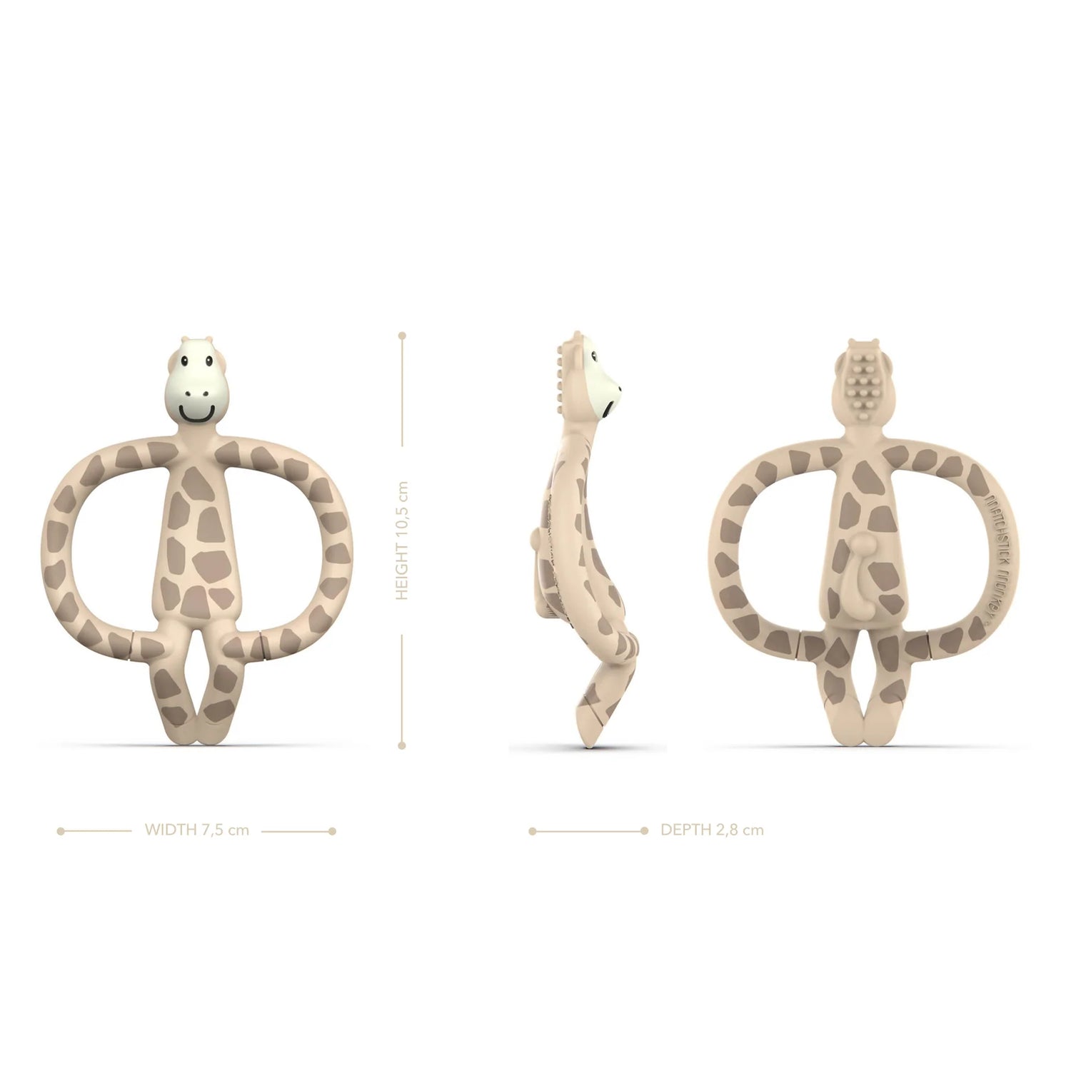 Matchstick Monkey Giraffe ,Animal Teether & Teethin Gel' Set