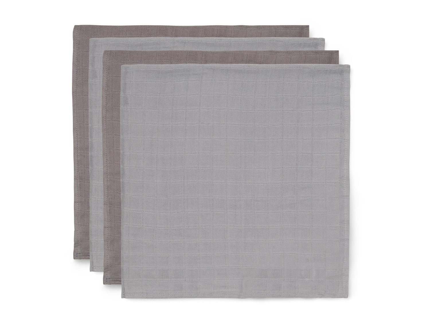 Jollein Multi-Spucktücher – 4er-Set (70x70cm)