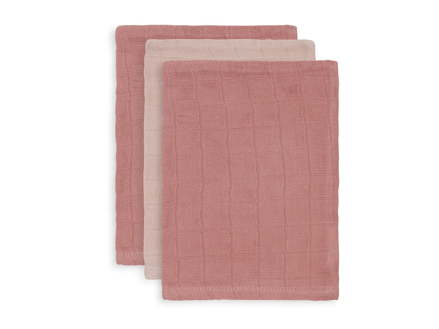 Jollein Spucktücher - 3er-Set (15x20cm)