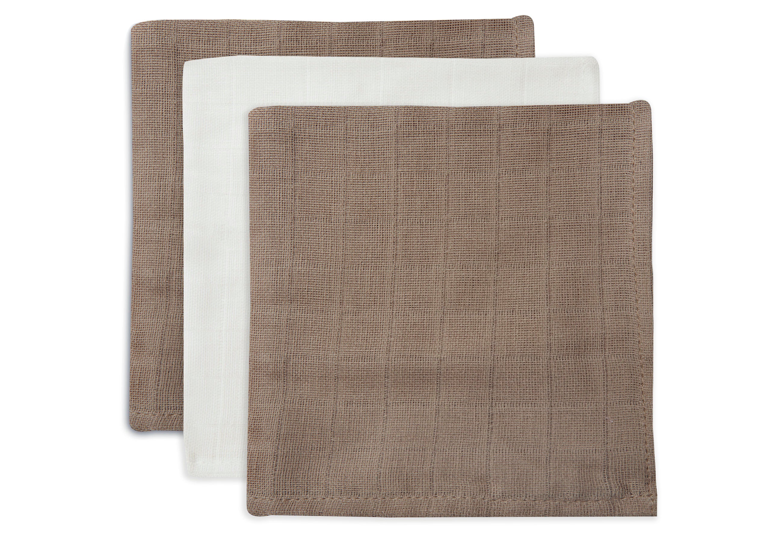 Jollein Spucktücher – 3er-Set (31×31 cm)