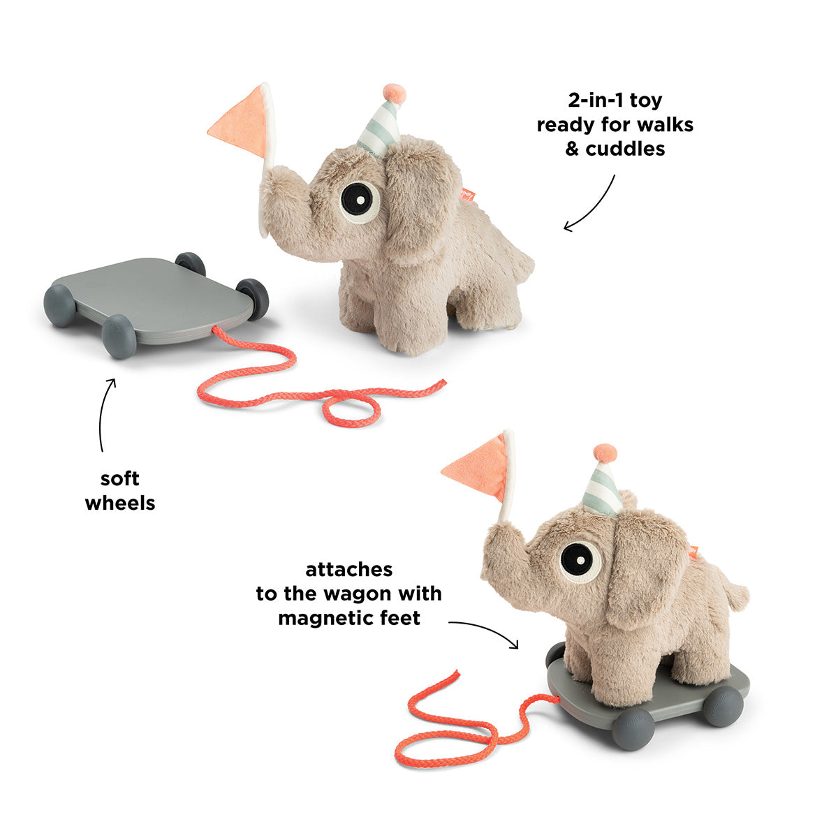 Pull-along 2 in 1 Elphee von Done by Deer