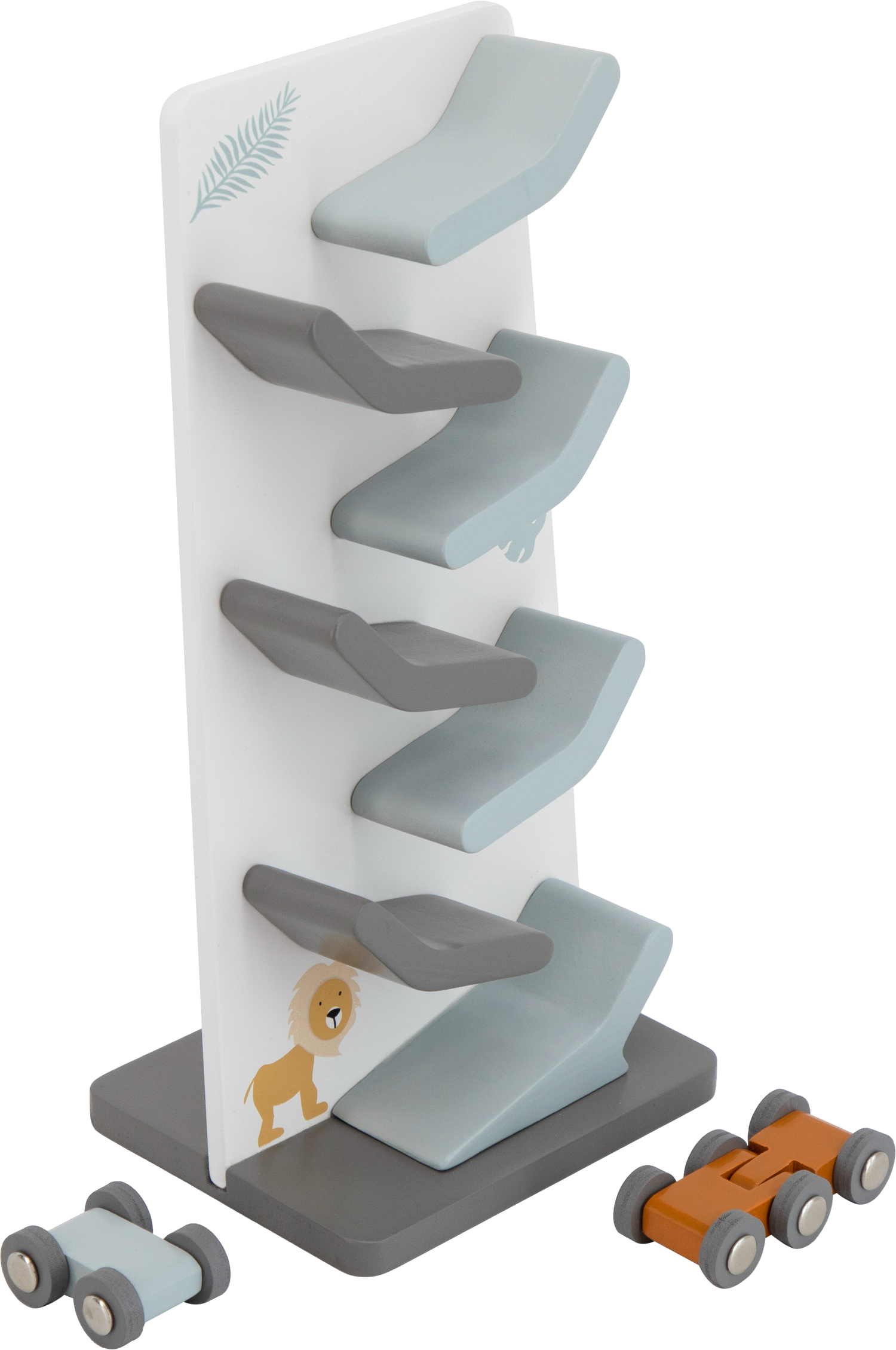 Holz-Zickzack-Rennstrecke