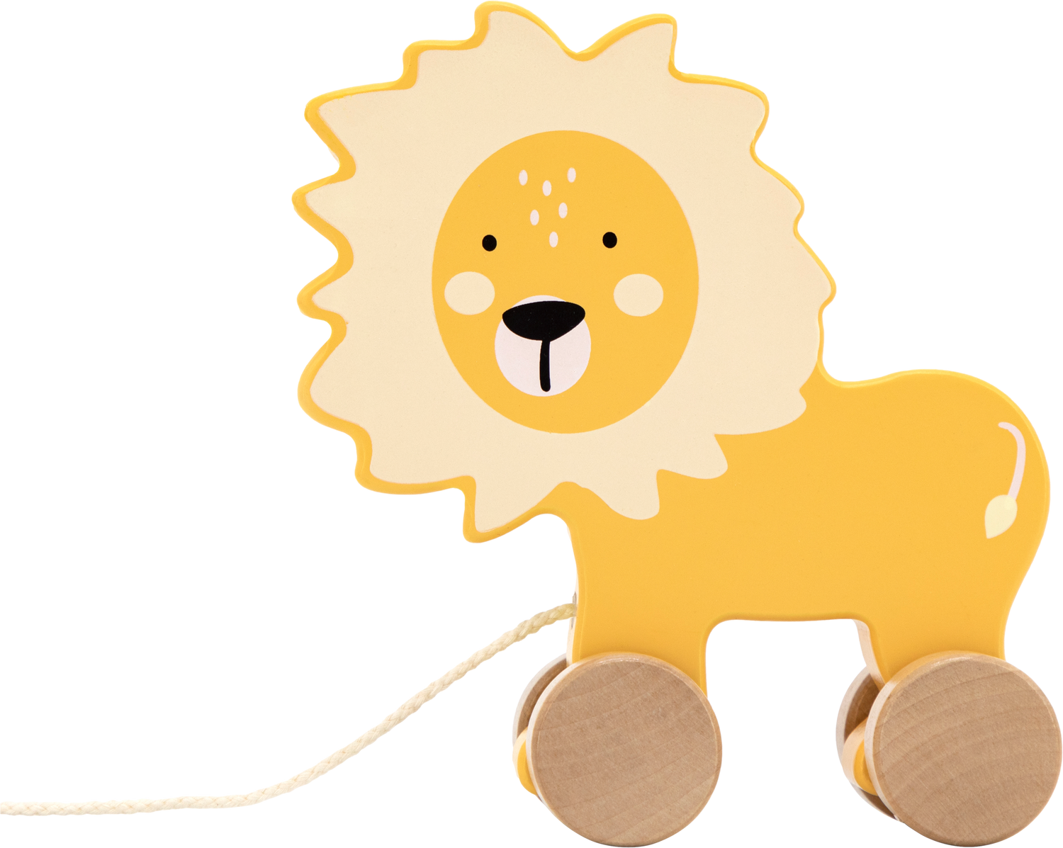 TRYCO Nachziehspielzeug – Löwe aus Holz