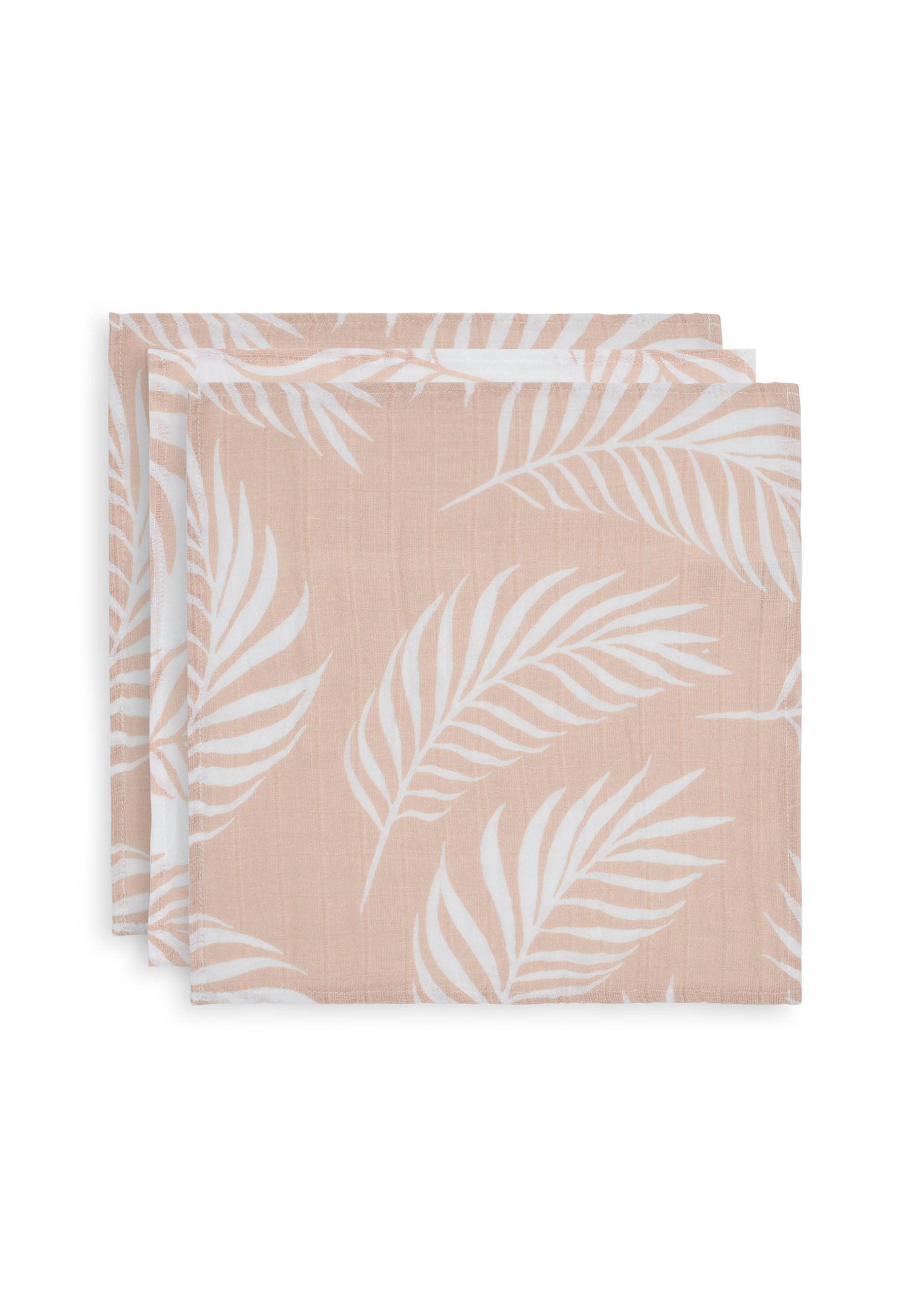 Jollein Musselin Gesichtstuch - 3er-Set (31×31 cm)