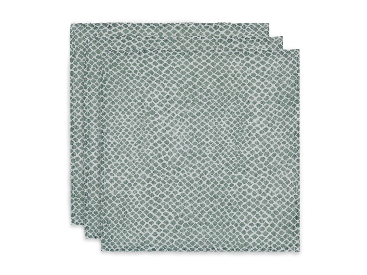 Jollein Spucktücher „Snake" – 3er-Set (31x31cm)