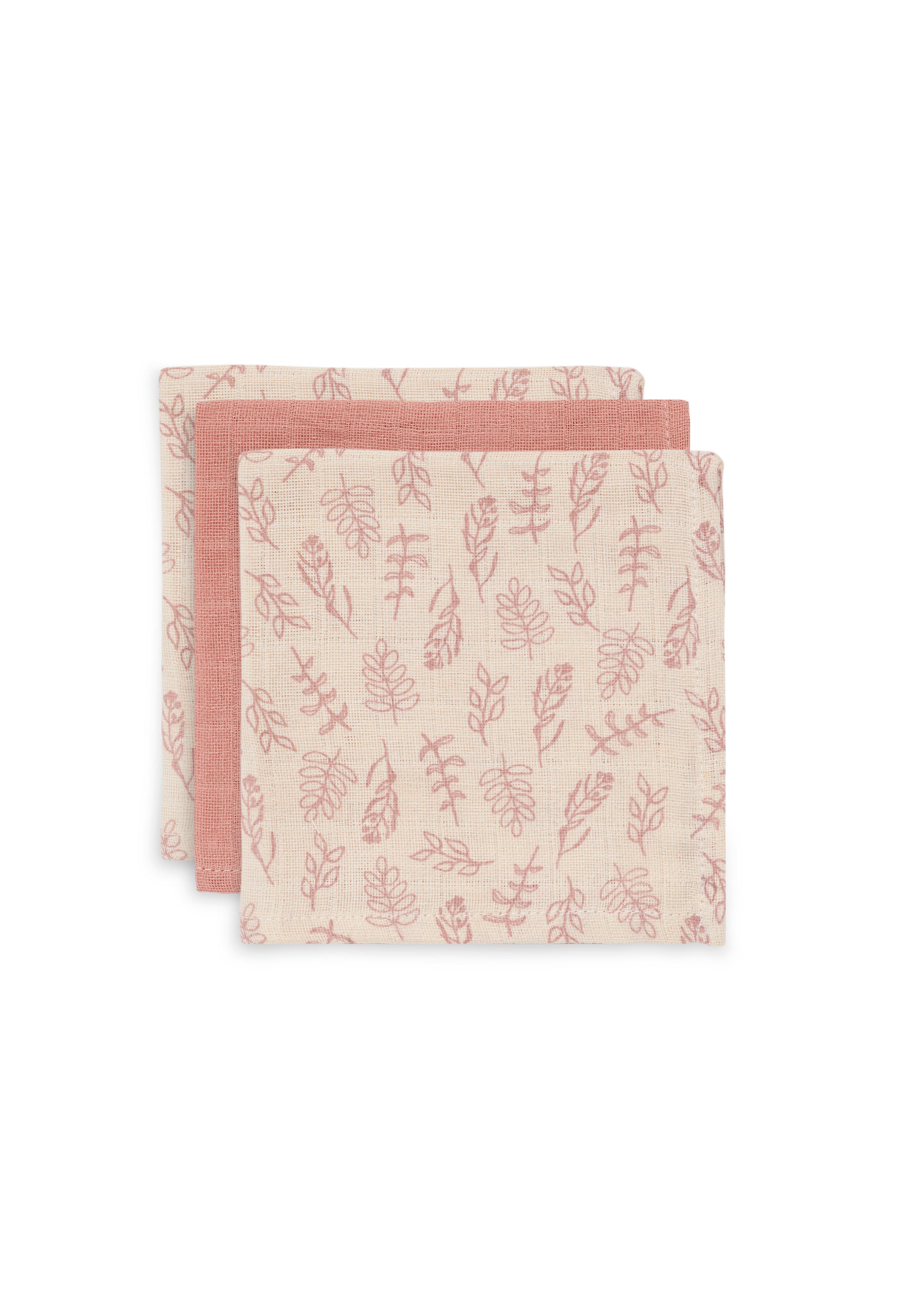 Jollein Spucktücher – 3er-Set (31x31cm)