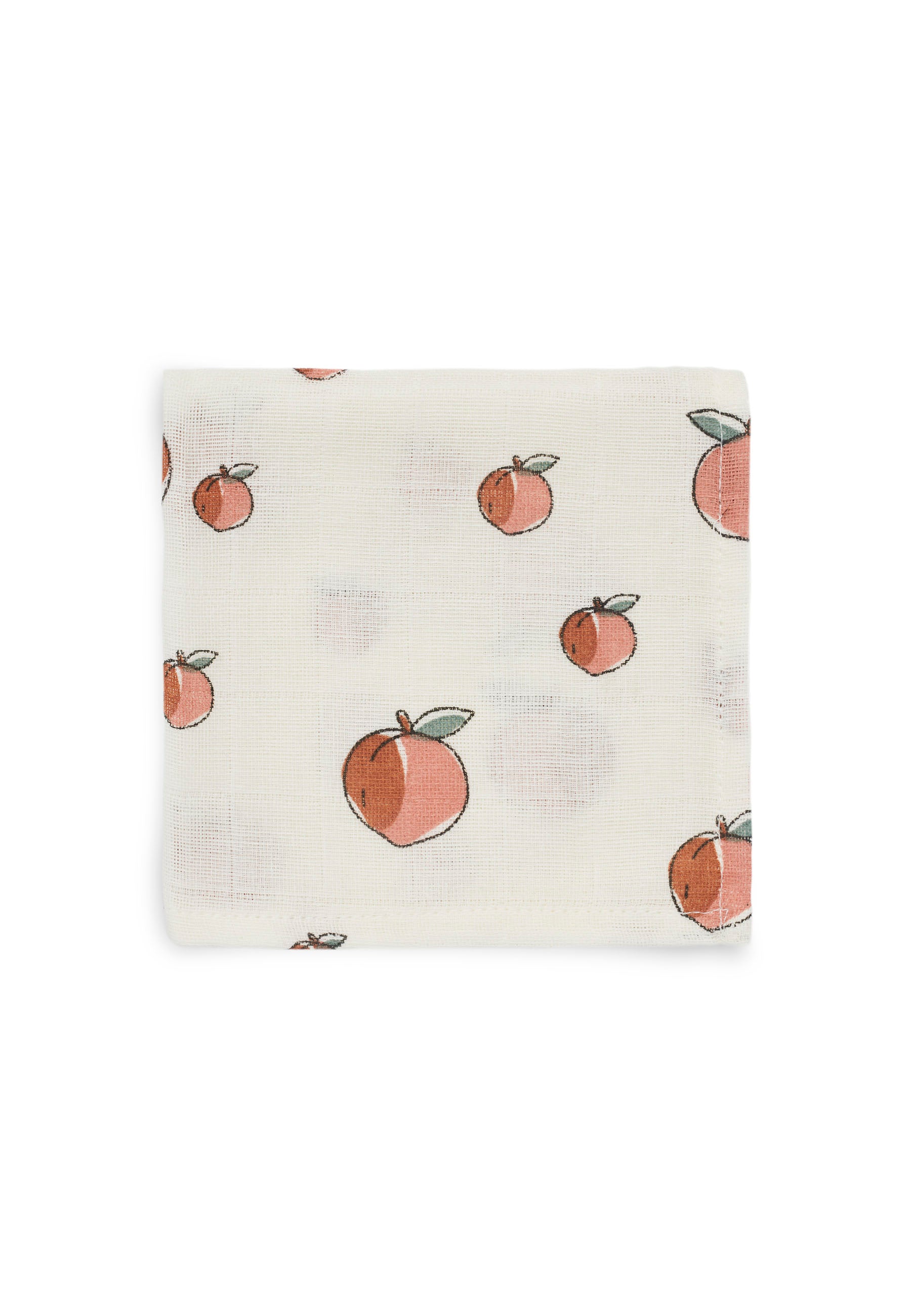 Jollein Waschlappen „Peach & Pear“  – 3er-Set (31x31cm)