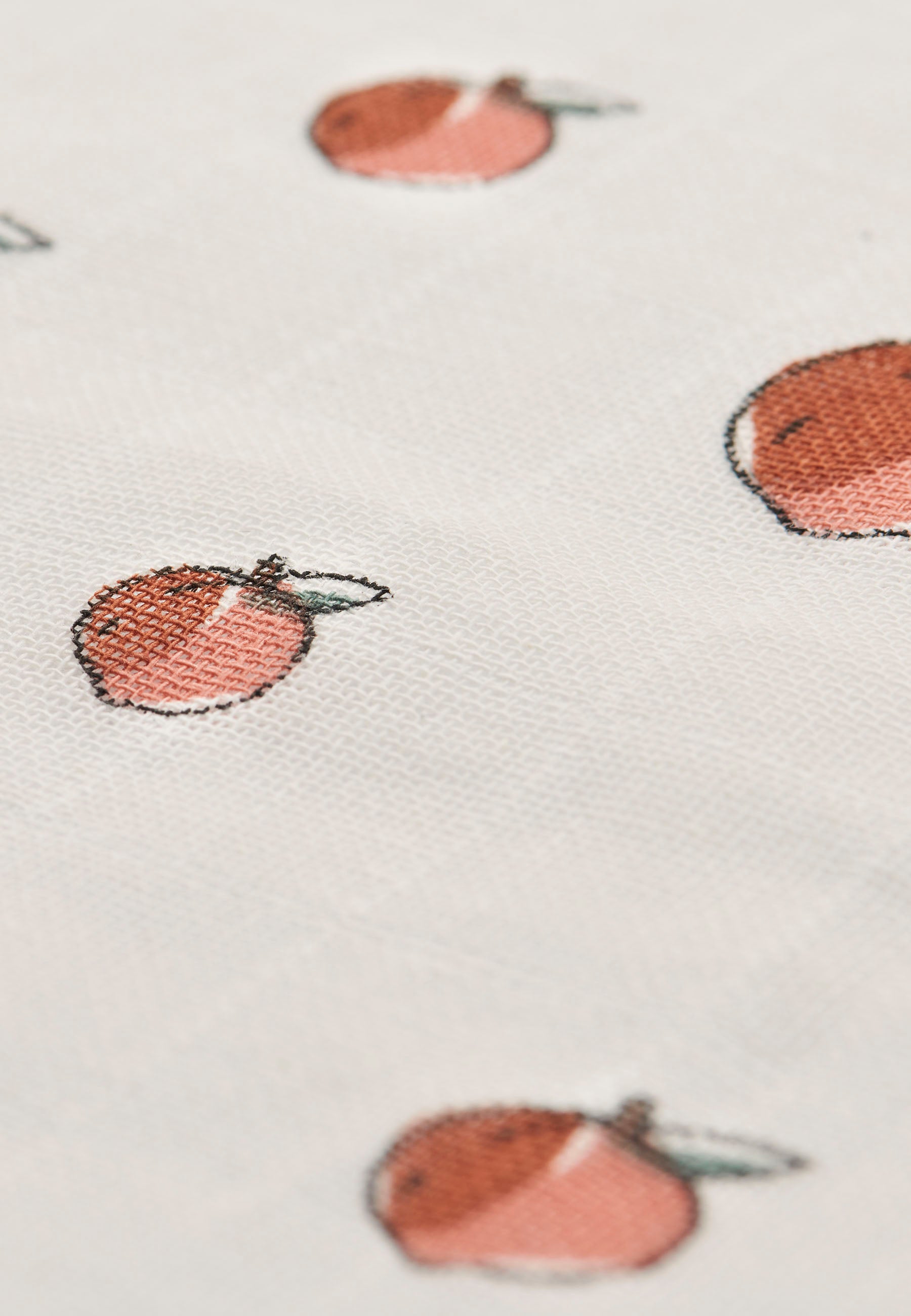 Jollein Waschlappen „Peach & Pear“  – 3er-Set (31x31cm)