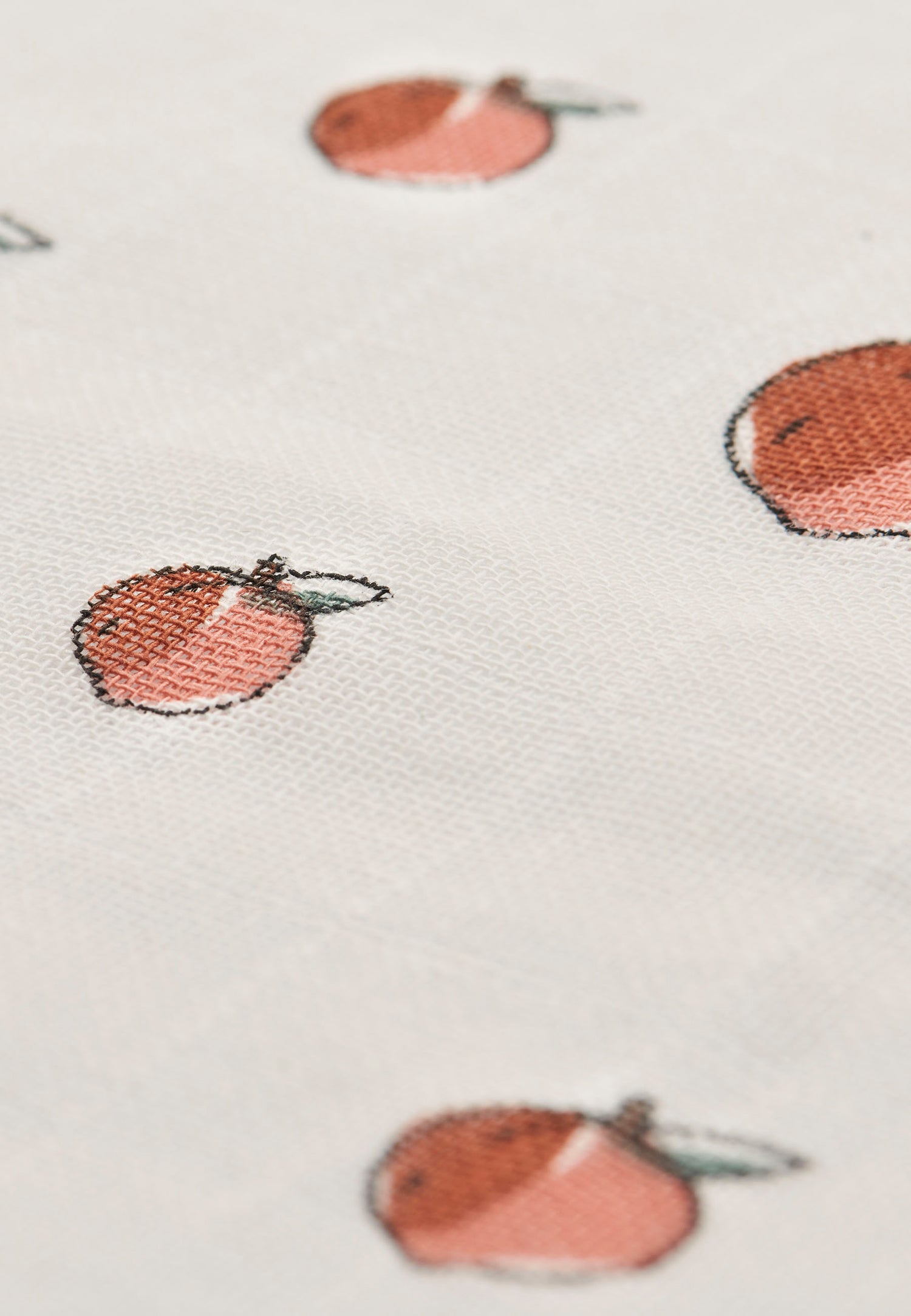 Jollein Waschlappen „Peach & Pear“  – 3er-Set (31x31cm)