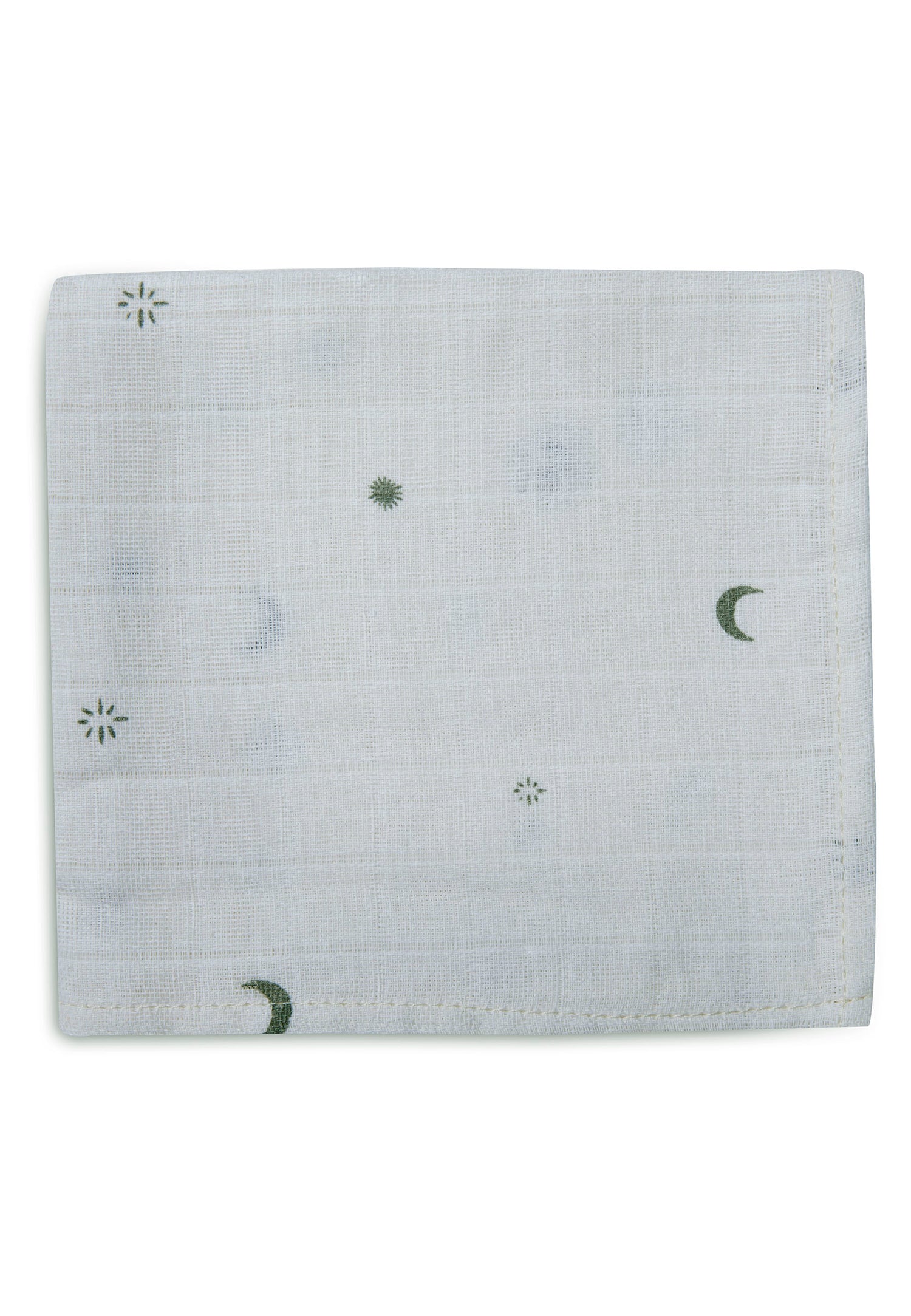 Jollein Spucktücher „Stargaze Leaf Green“ – 3er Set (31x31cm)