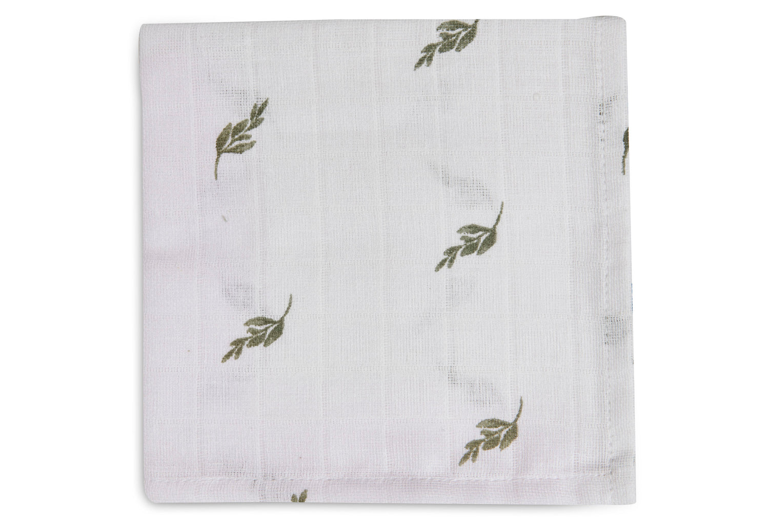 Jollein Spucktücher „Stripe & Olive“ – 2er Set (31x31cm)