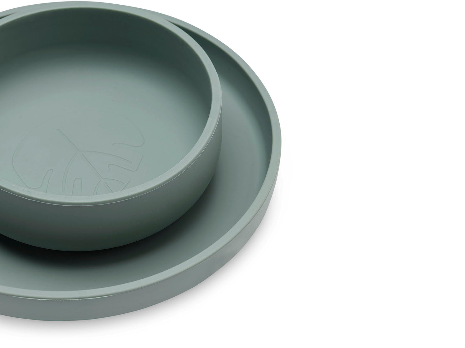 Jollein Kinder-Geschirrset Silikon – 4-teilig
