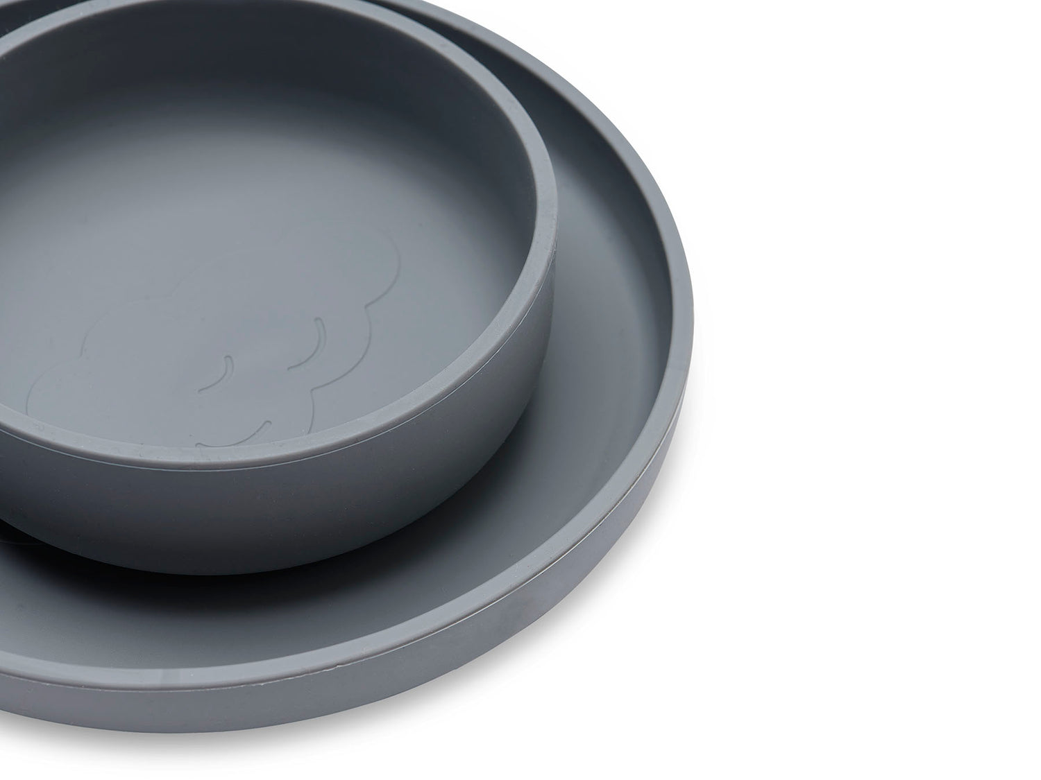 Jollein Kinder-Geschirrset Silikon – 4-teilig