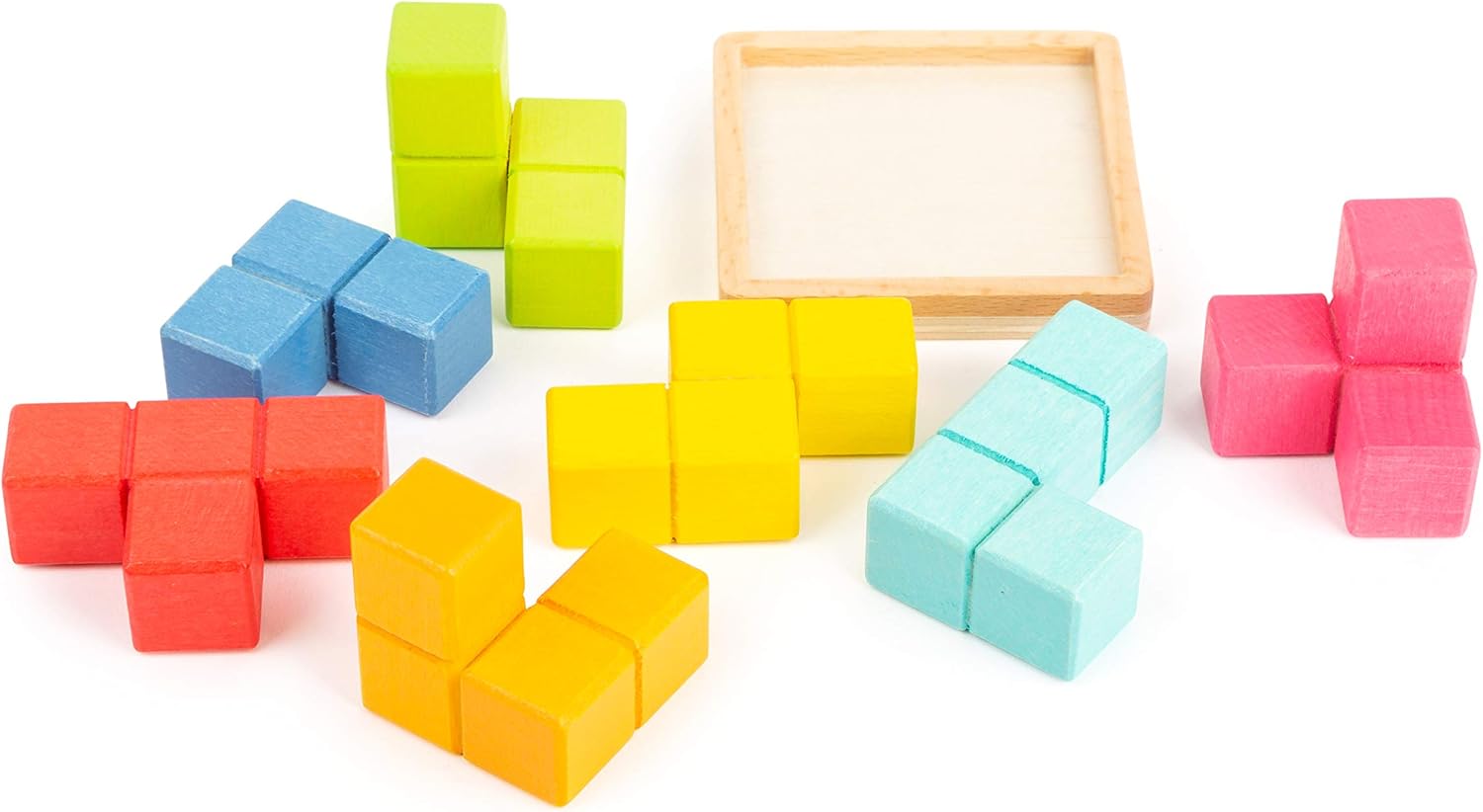 small foot 3D-Puzzle Würfel aus Holz