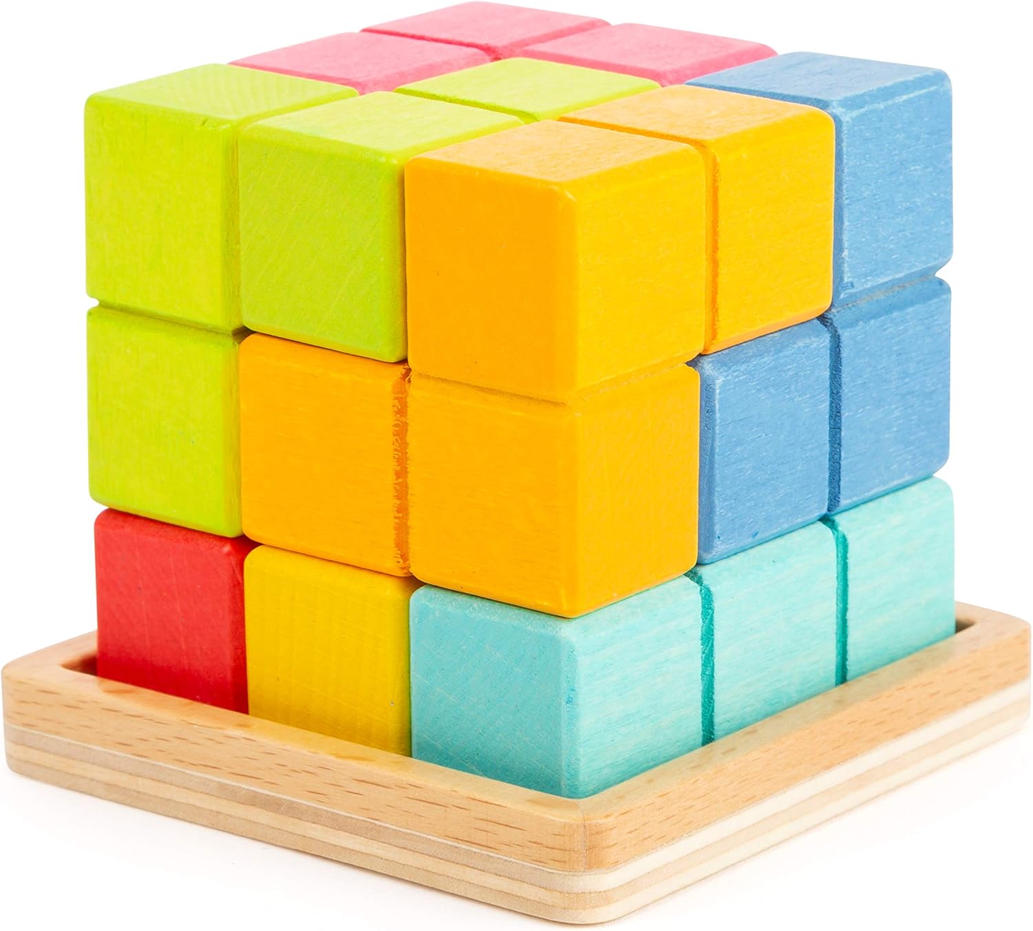 small foot 3D-Puzzle Würfel aus Holz