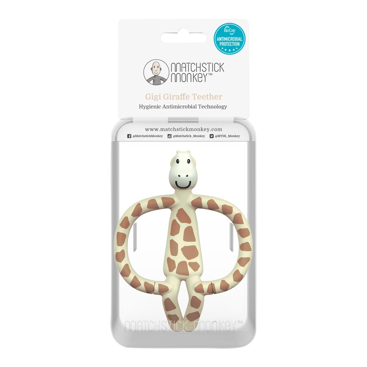 Matchstick Monkey Beißring - Giraffe