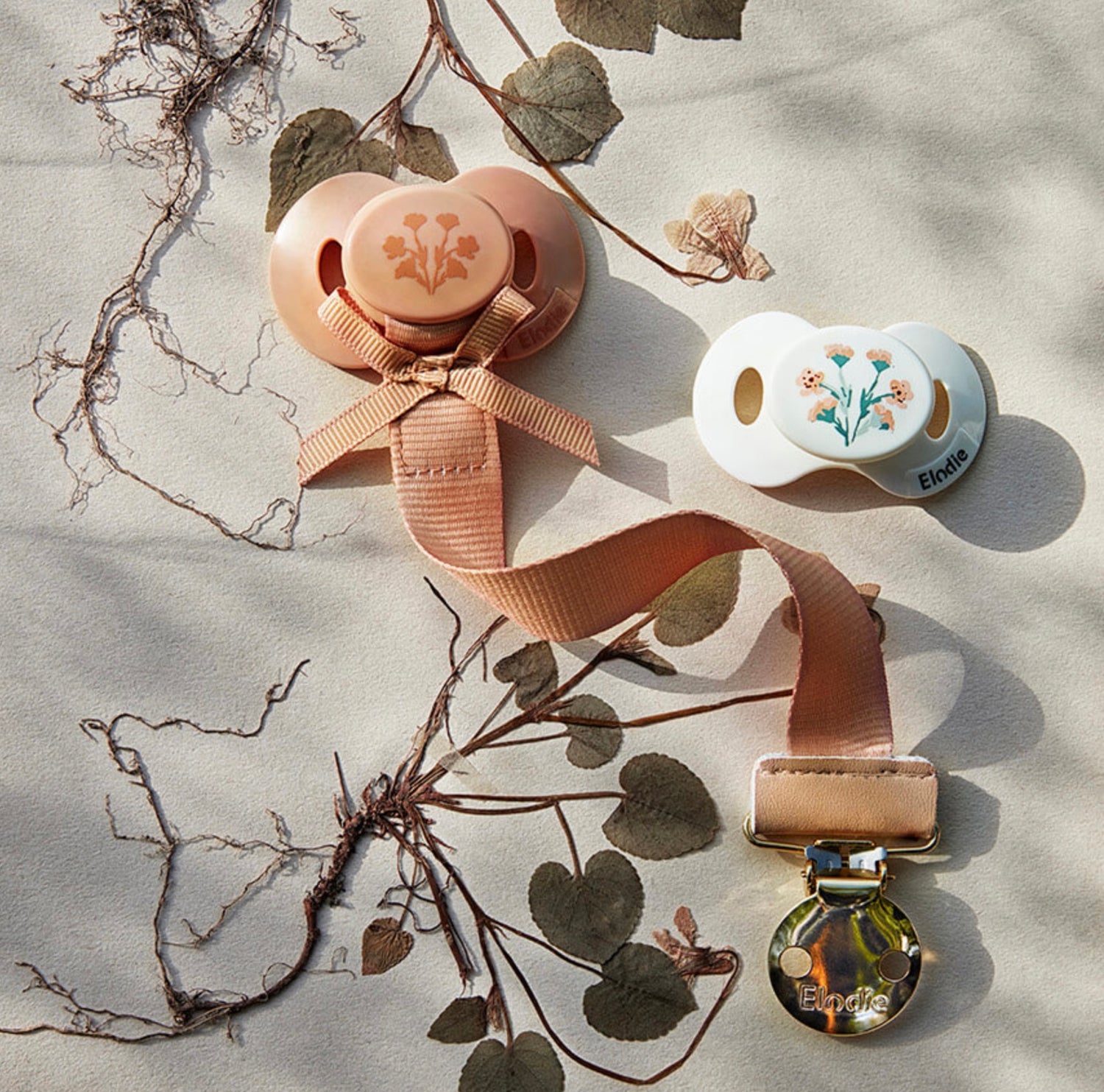 Elodie Details Schnullerclip Amber Apricot