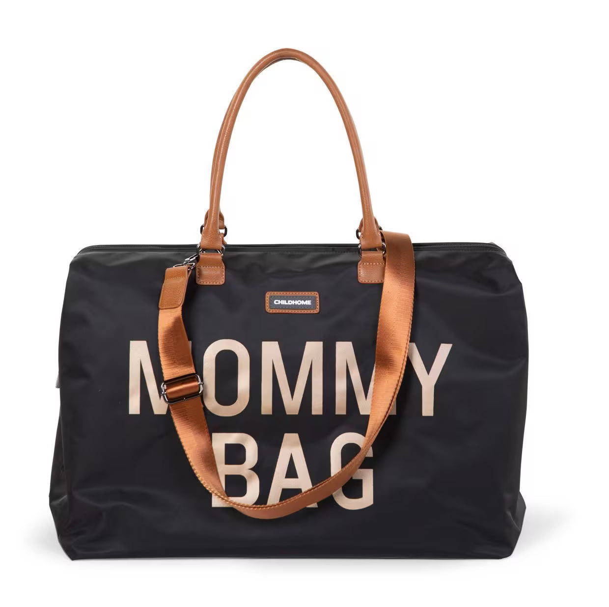 MOMMY BAG groß in Black/Gold Childhome