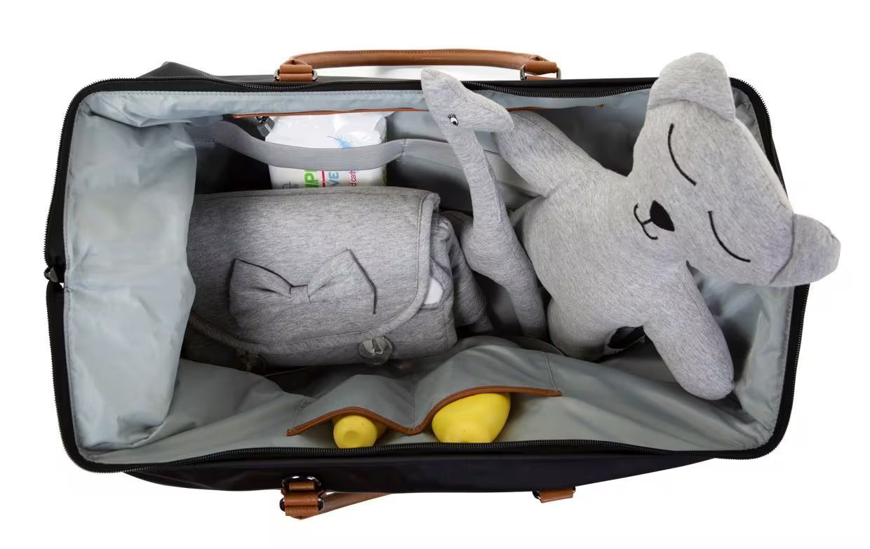 MOMMY BAG groß in Black/Gold Childhome