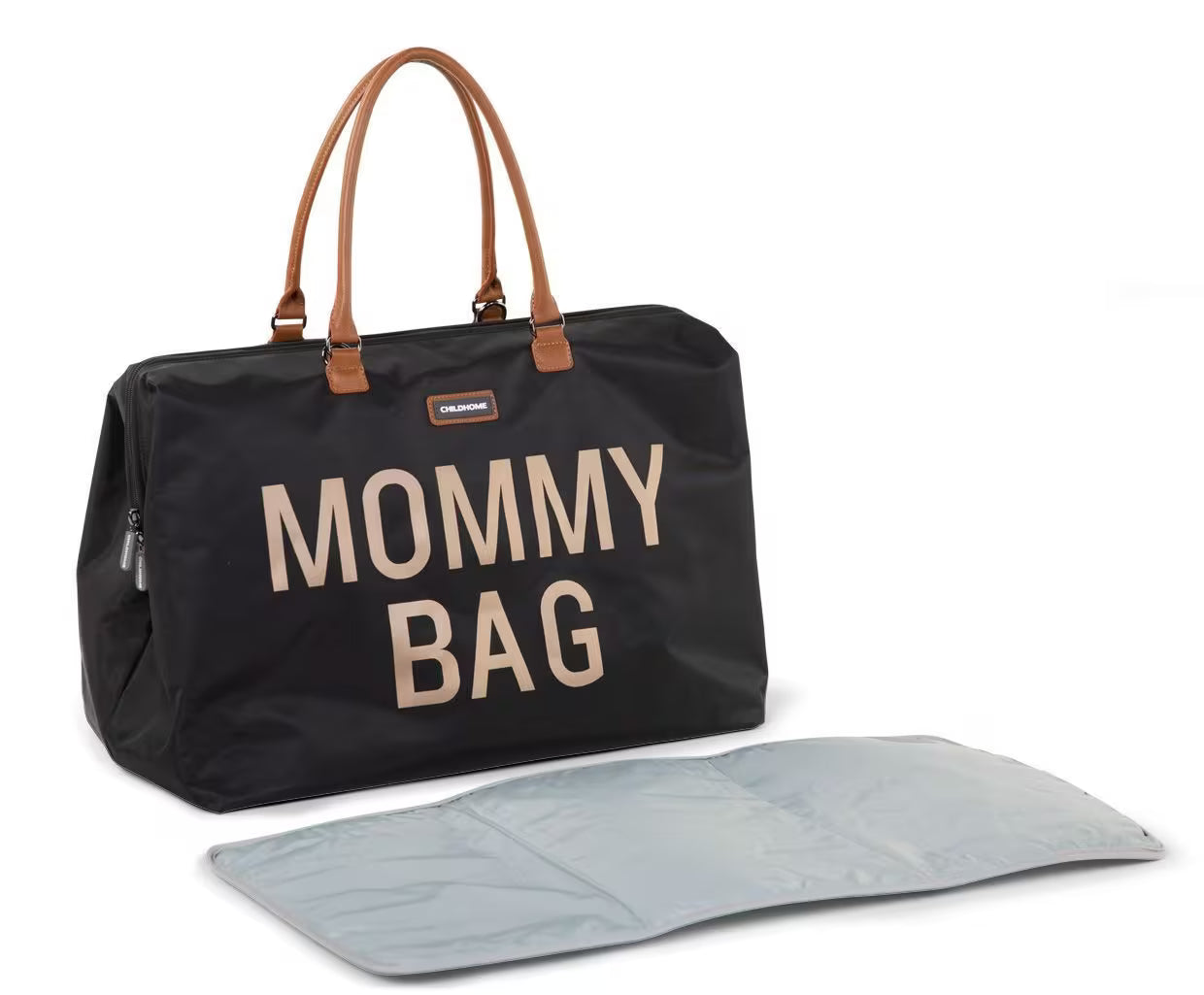MOMMY BAG groß in Black/Gold Childhome