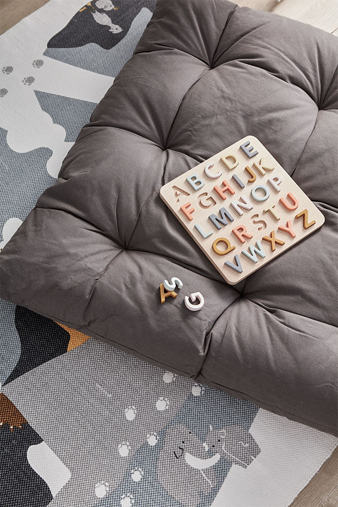 Kids Concept ABC-Puzzle aus Holz, Bunt