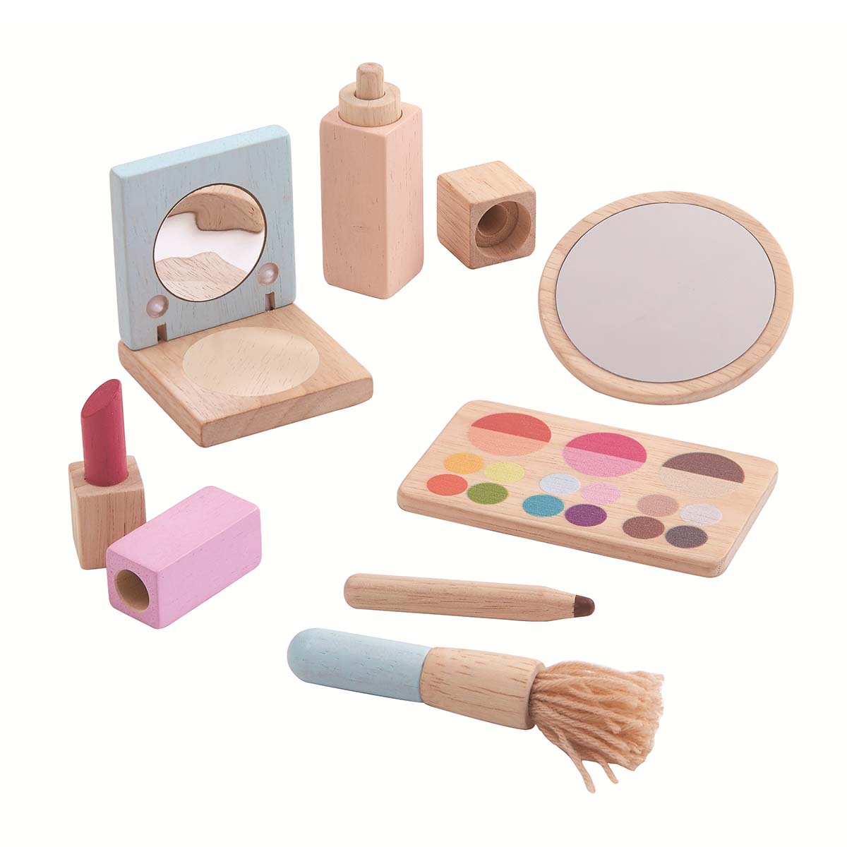 PlanToys Schminkset aus Holz mit Zubehör / Kinder Make-up Set