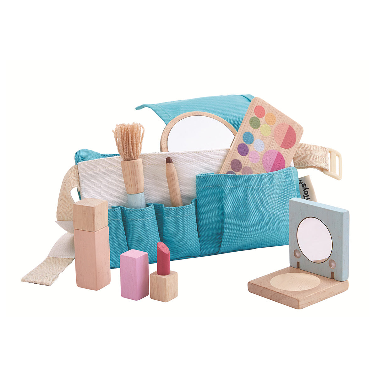 PlanToys Schminkset aus Holz mit Zubehör / Kinder Make-up Set