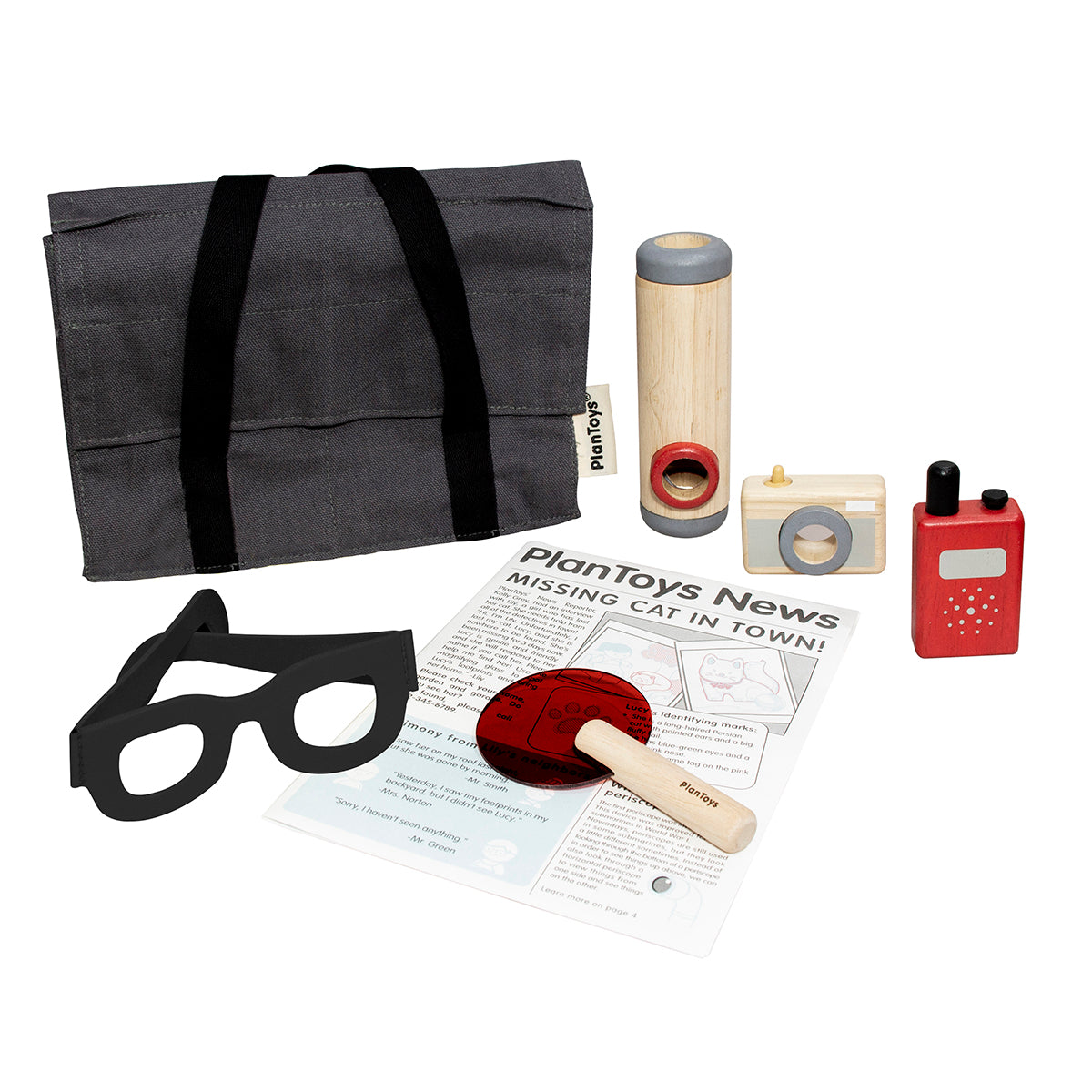 PlanToys Detektiv-Set für Kinder