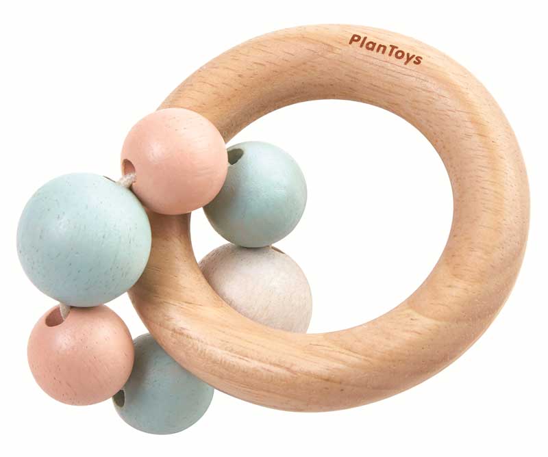 PlanToys Perlen Rassel Pastell