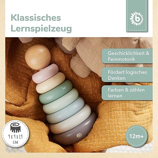 Bieco Stapelturm aus Holz