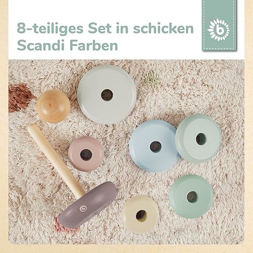 Bieco Stapelturm aus Holz