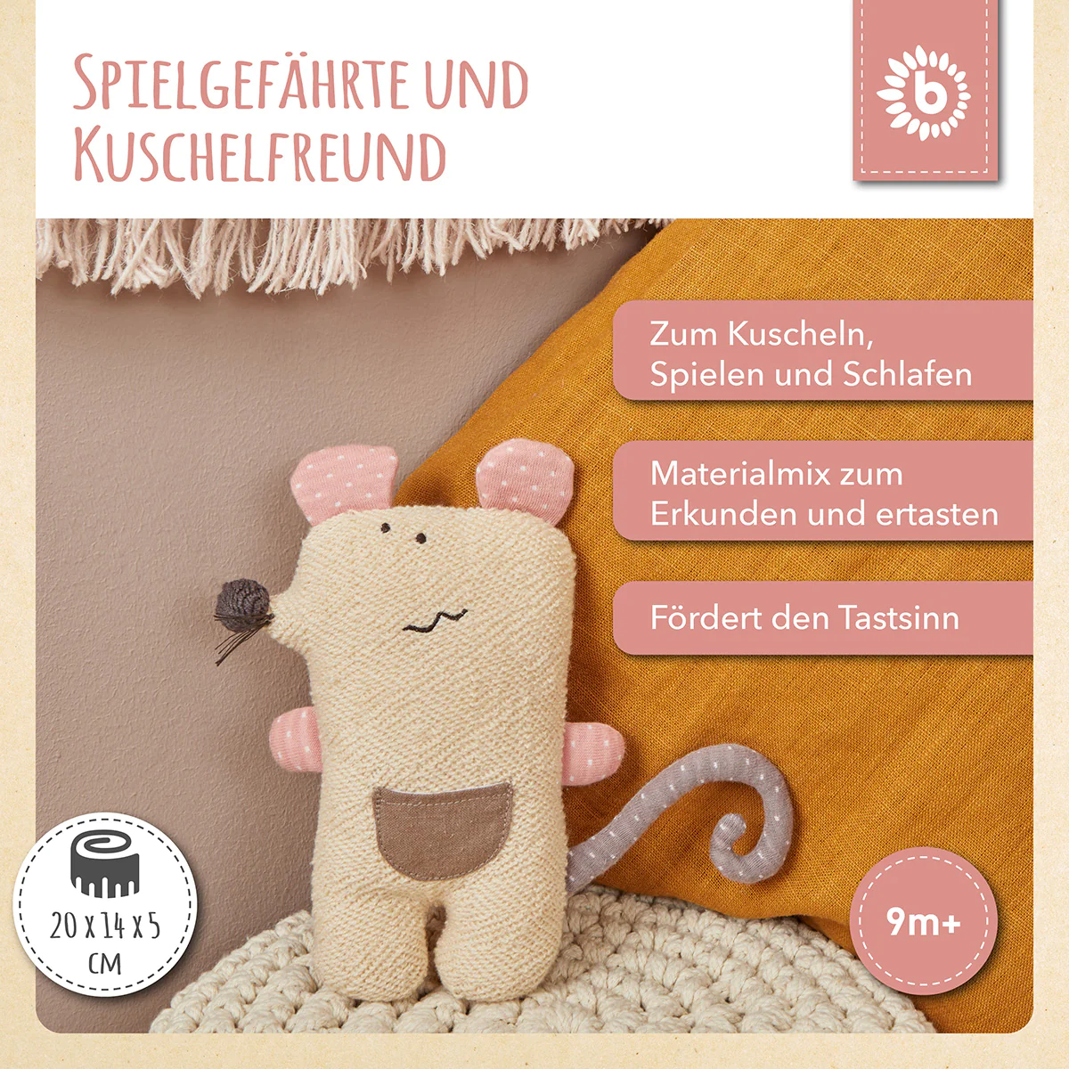 Bieco Kuscheltier / Plüsch Tier