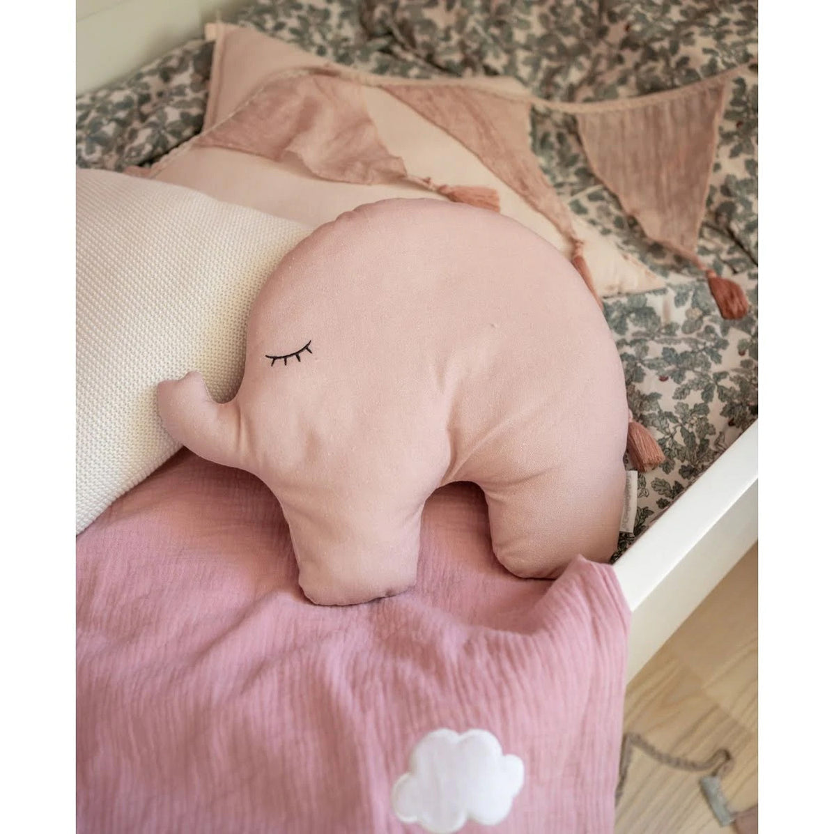 JaBaDaBaDo Elefant Kissen in Rosa / Kuscheltier