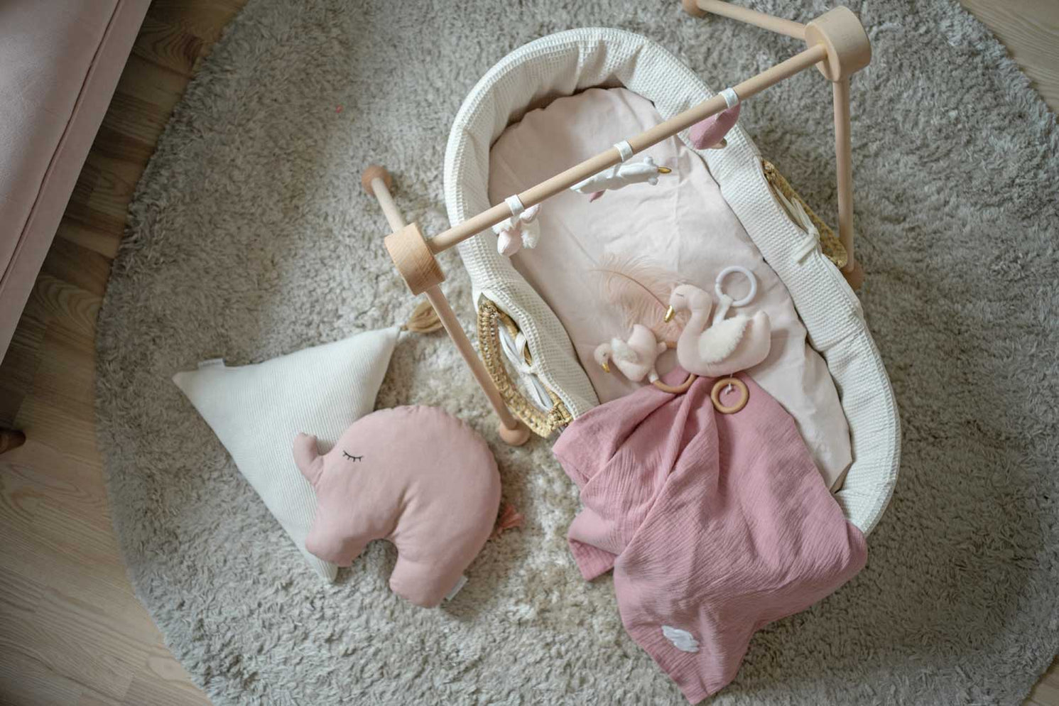 JaBaDaBaDo Elefant Kissen in Rosa / Kuscheltier