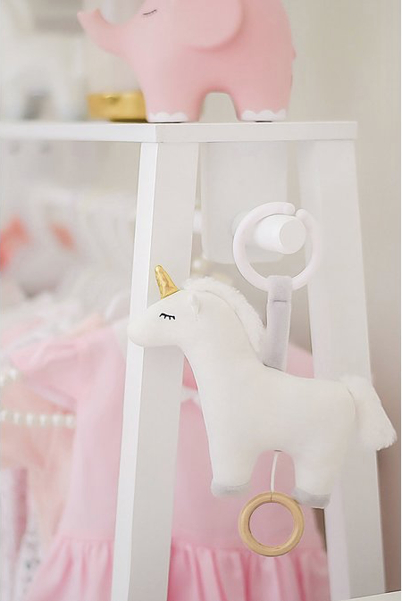 JaBaDaBaDo Spieluhr Einhorn in Weiß