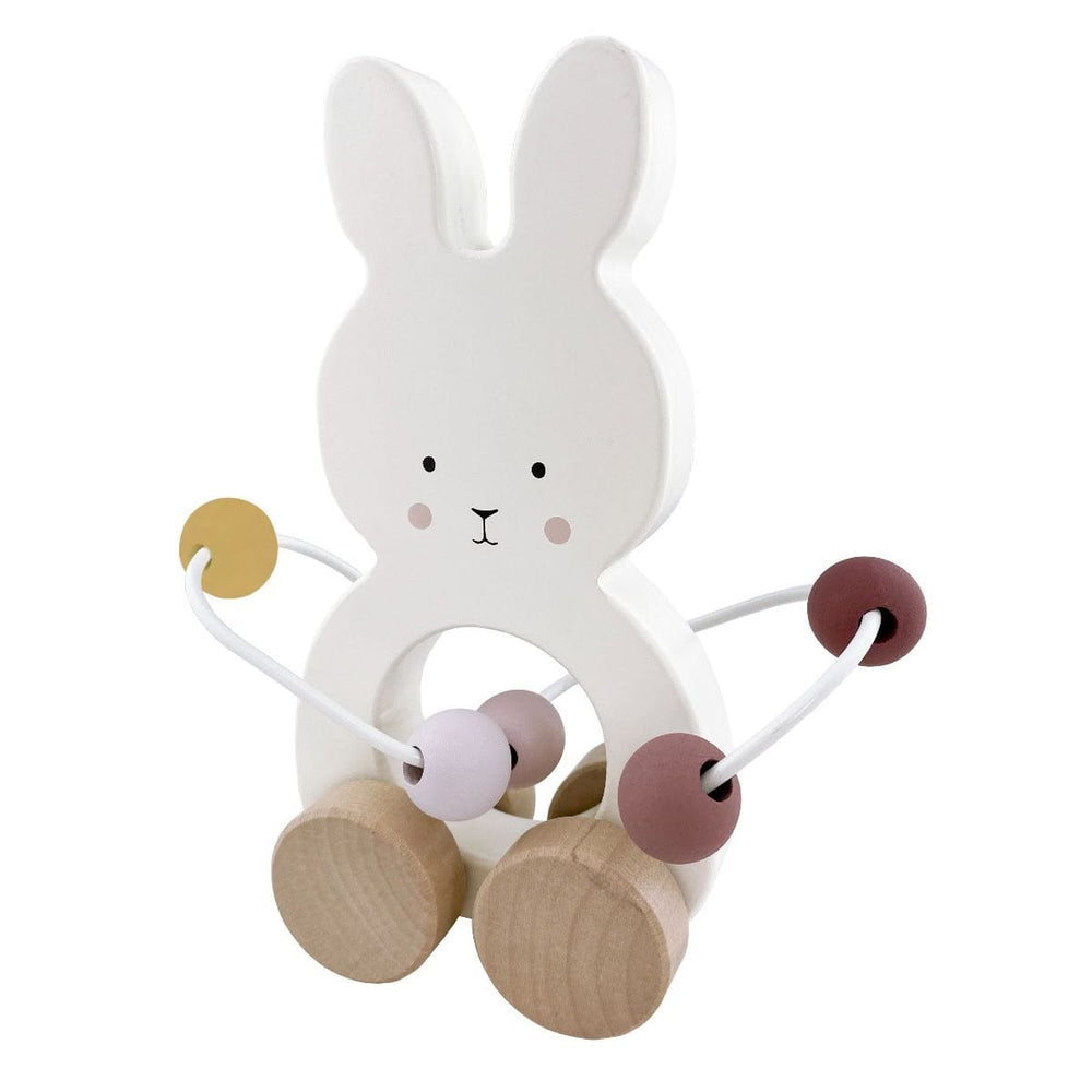 JaBaDaBaDo Schiebespielzeug Hase mit  Motorikschleife BUNNY