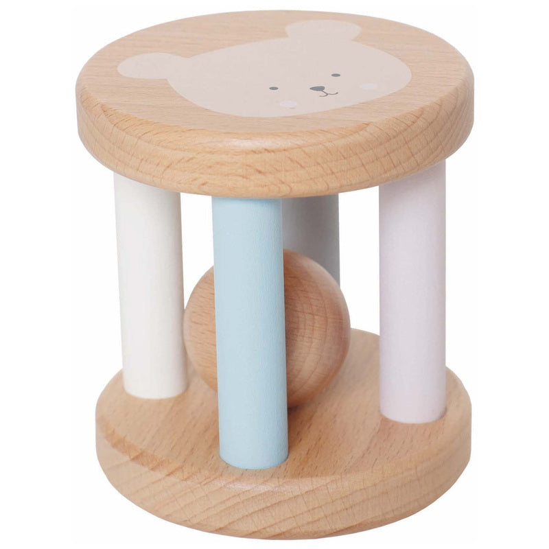 JaBaDaBaDo Babyrassel aus Holz Pastell Bunny/Teddy