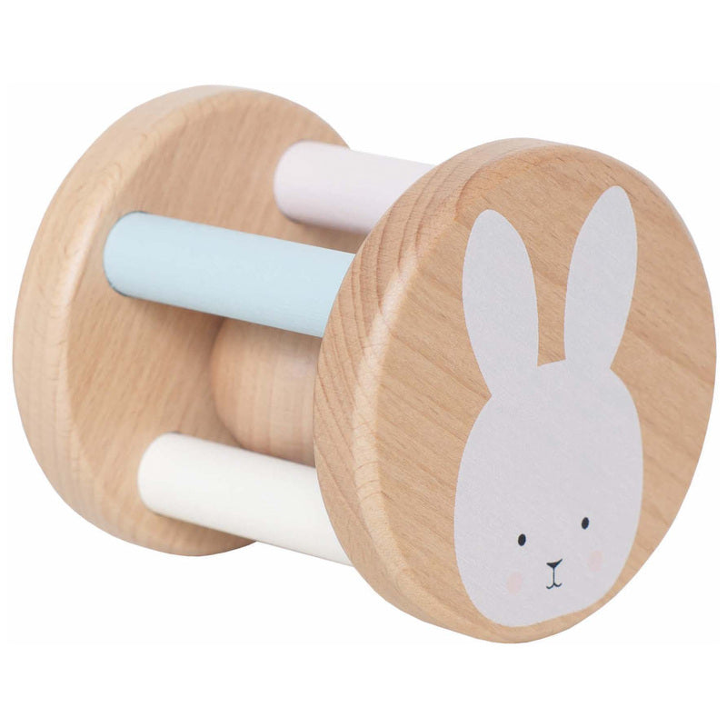 JaBaDaBaDo Babyrassel aus Holz Pastell Bunny/Teddy