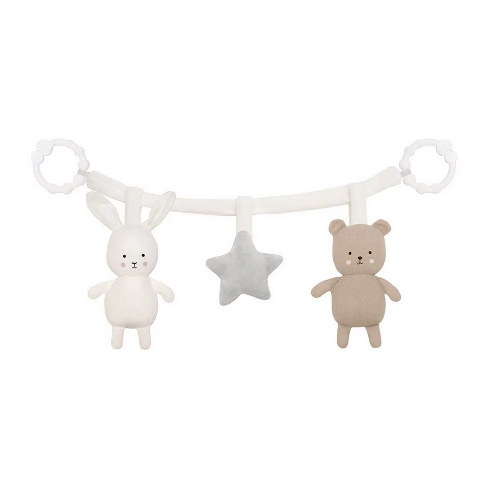 JaBaDaBaDo Kinderwagenkette Teddy & Bunny mit Stern
