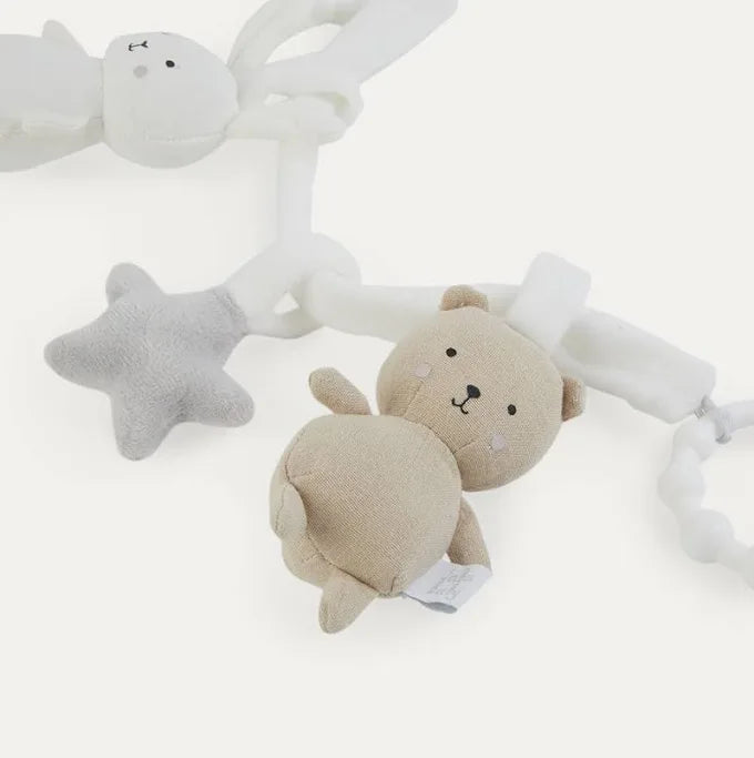JaBaDaBaDo Kinderwagenkette Teddy & Bunny mit Stern