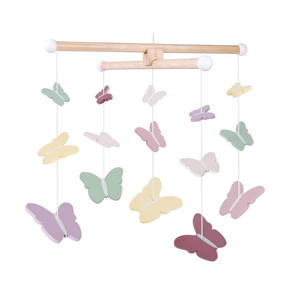 JaBaDaBaDo Mobile aus Holz Schmetterlinge