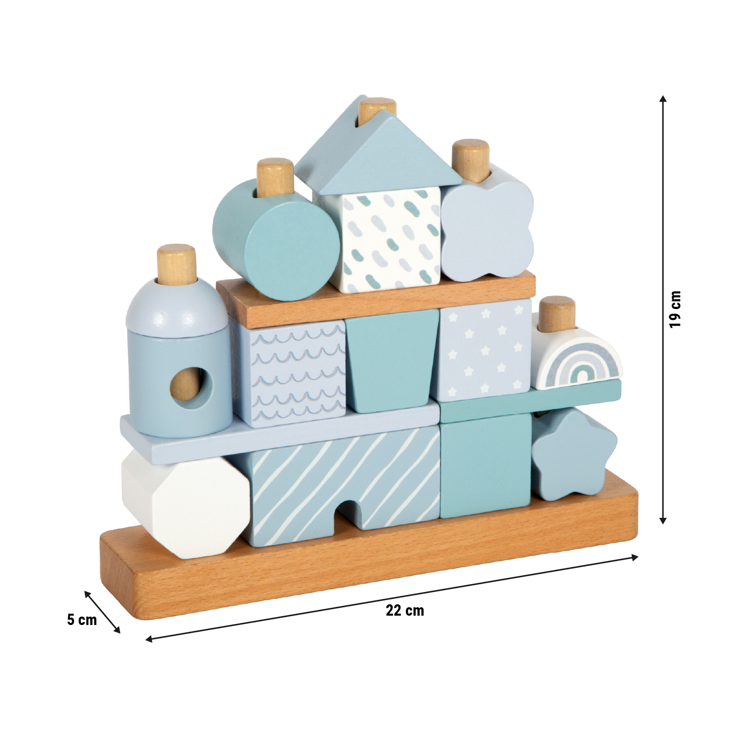 Stapelhaus in blau von small foot