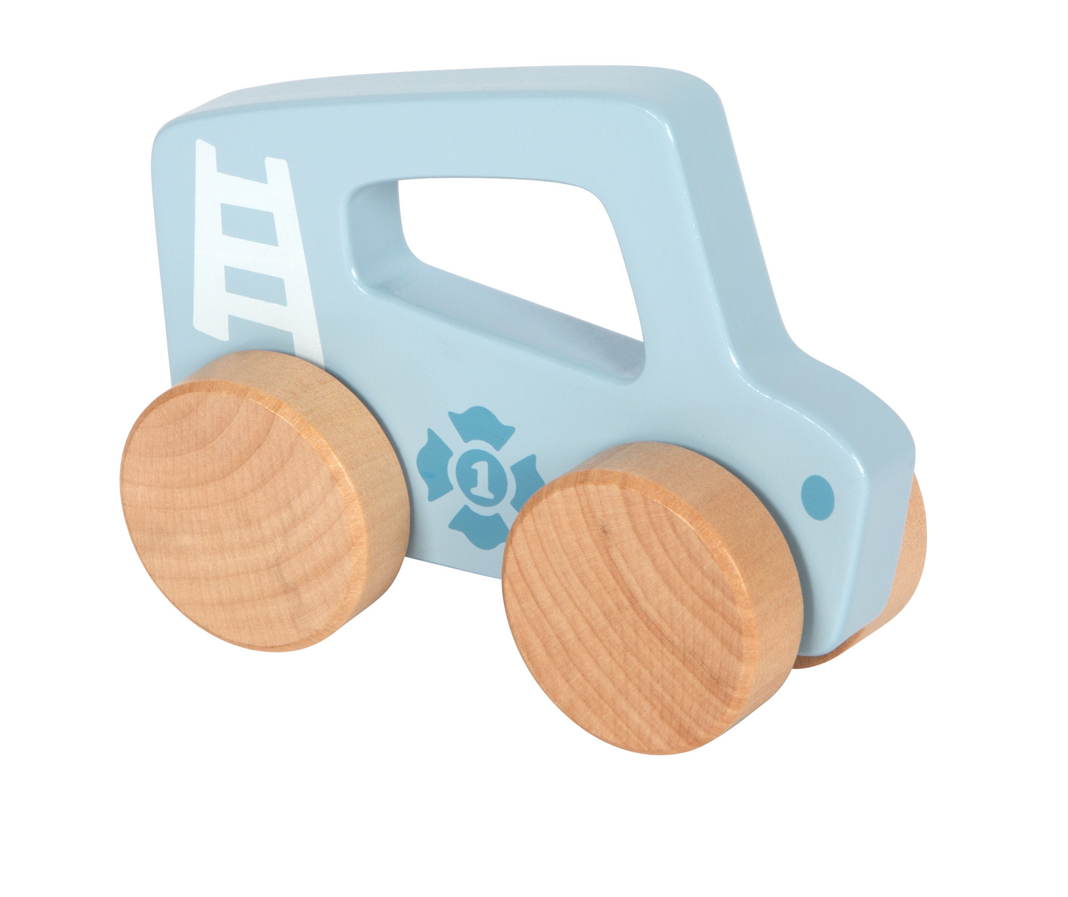 Small foot Schiebeauto aus Holz blau