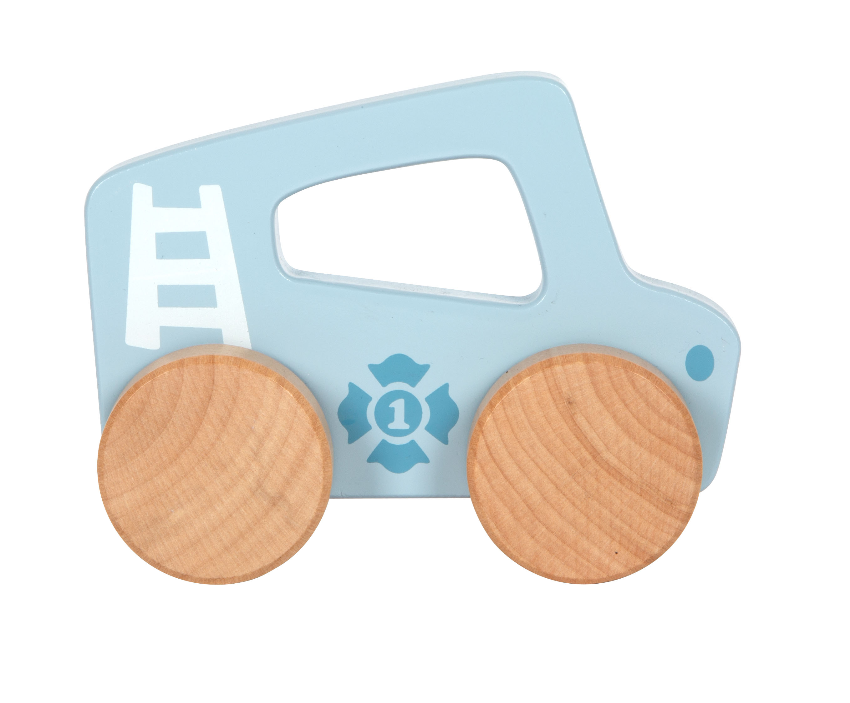 Small foot Schiebeauto aus Holz blau