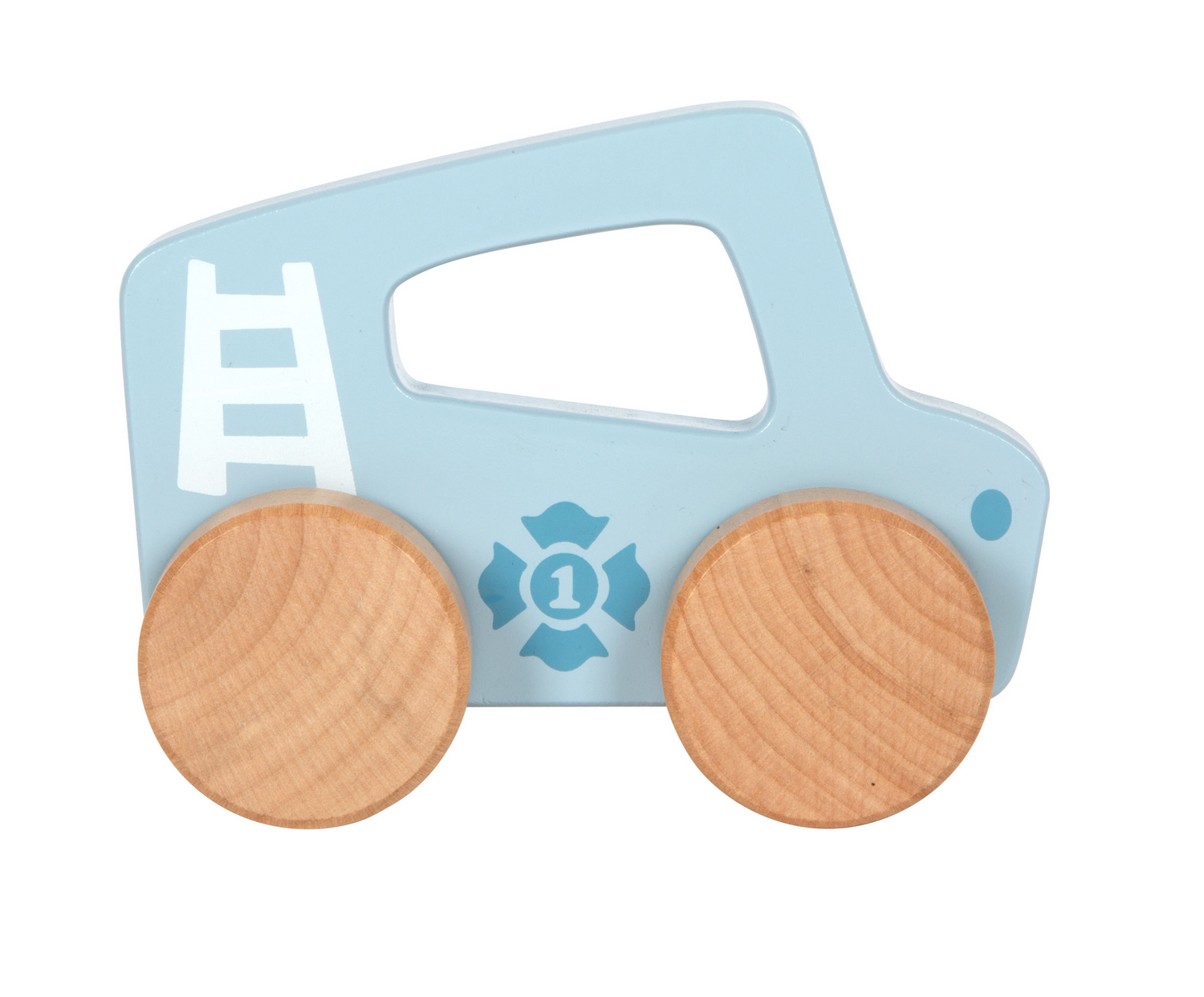 Small foot Schiebeauto aus Holz blau